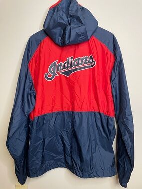 NWOT Cleveland Indians Columbia Hooded Lightweight Packable Jacket